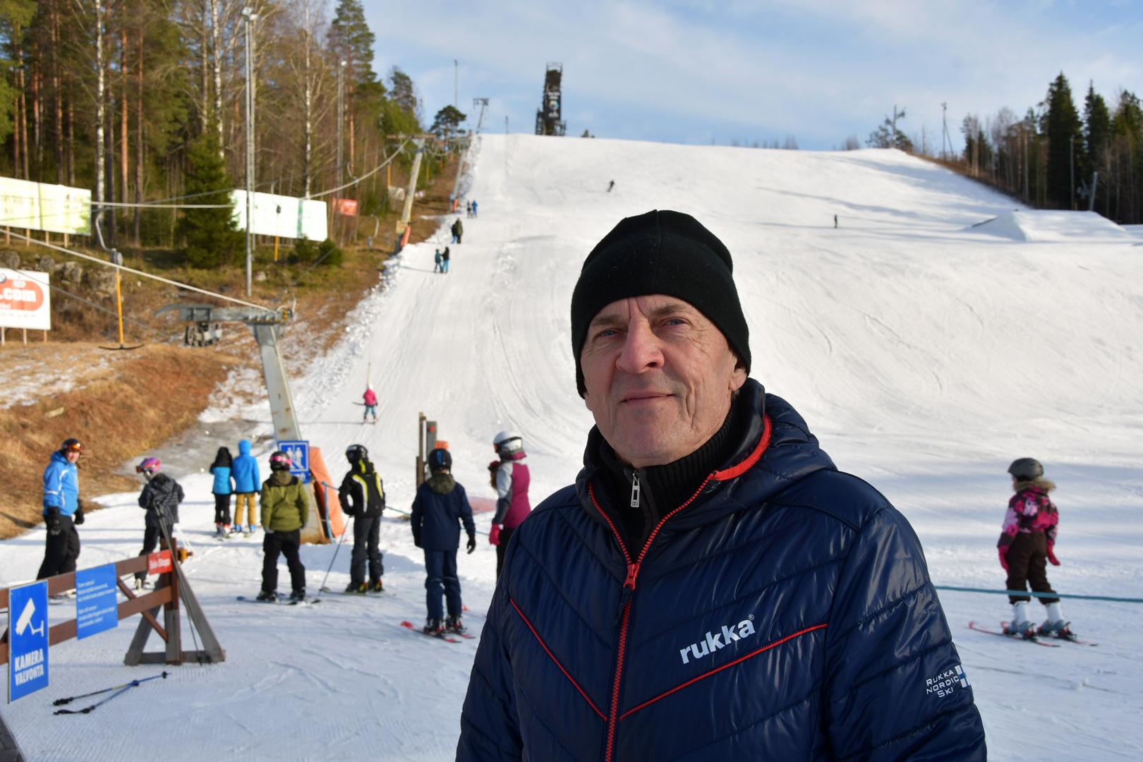 Ski Tornimäen yrittäjä Keijo Andersin