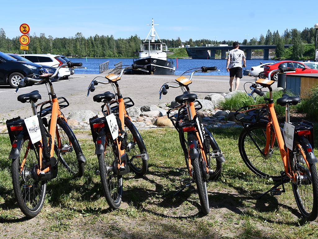 KaaKau toi kaupunkipyörät Mikkelin katukuvaan.