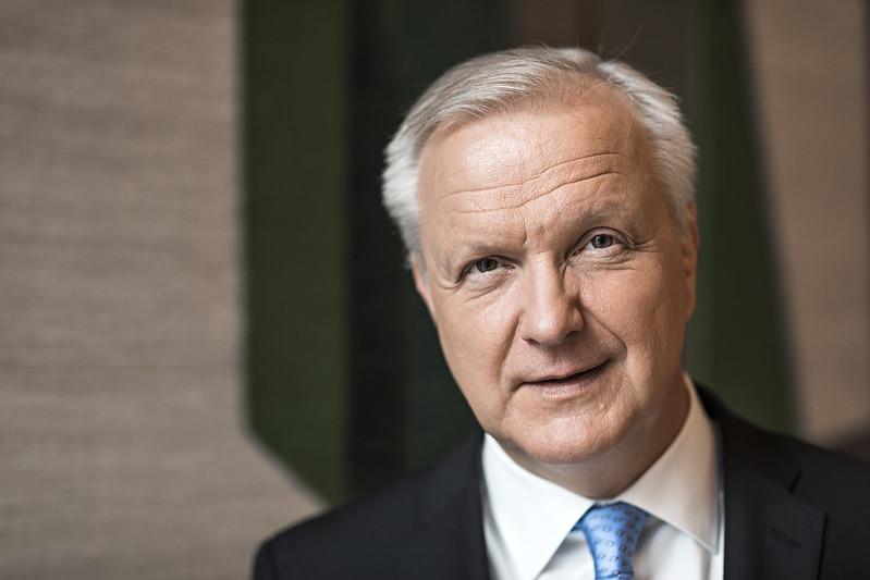 Kuvassa Olli Rehn. Kuvaa: Karoliina Vuorenmäki